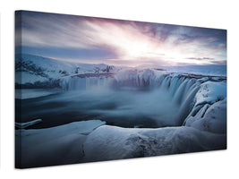 canvas-print-morning-godafoss-x