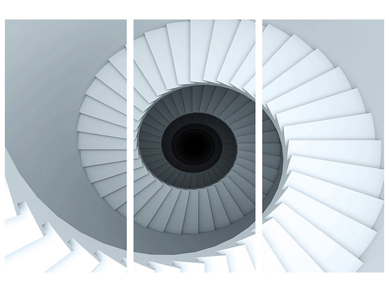 3-piece-canvas-print-3d-spiral-staircase