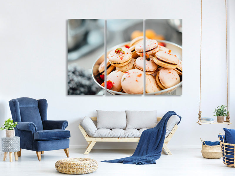 3-piece-canvas-print-a-bowl-of-macarons