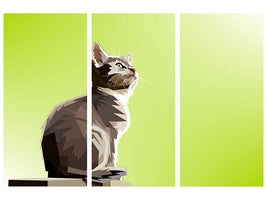 3-piece-canvas-print-pop-art-cat-xl