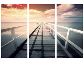 3-piece-canvas-print-romantic-wooden-walkway