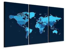 3-piece-canvas-print-world-map