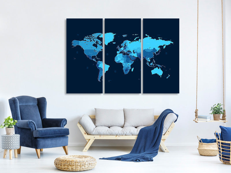 3-piece-canvas-print-world-map