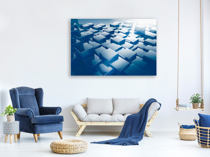 panoramic-canvas-print-3d-cubes-ii