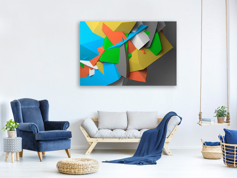 modern-4-piece-canvas-print-3d-geometric-figures
