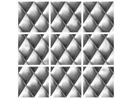 canvas-print-3d-lozenges-silver-grey