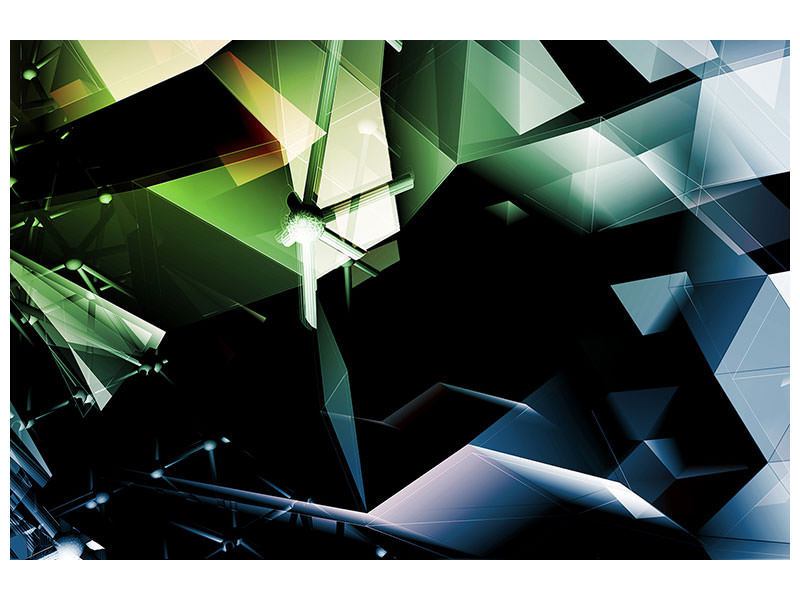 3-piece-canvas-print-3d-polygon
