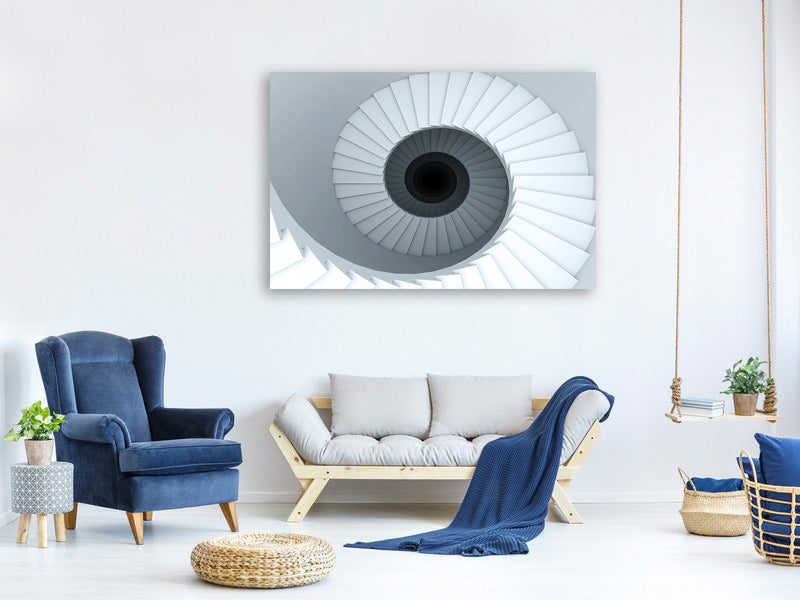 4-piece-canvas-print-3d-spiral-staircase