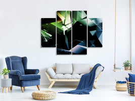 4-piece-canvas-print-3d-polygon