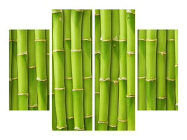 4-piece-canvas-print-bamboo-wall