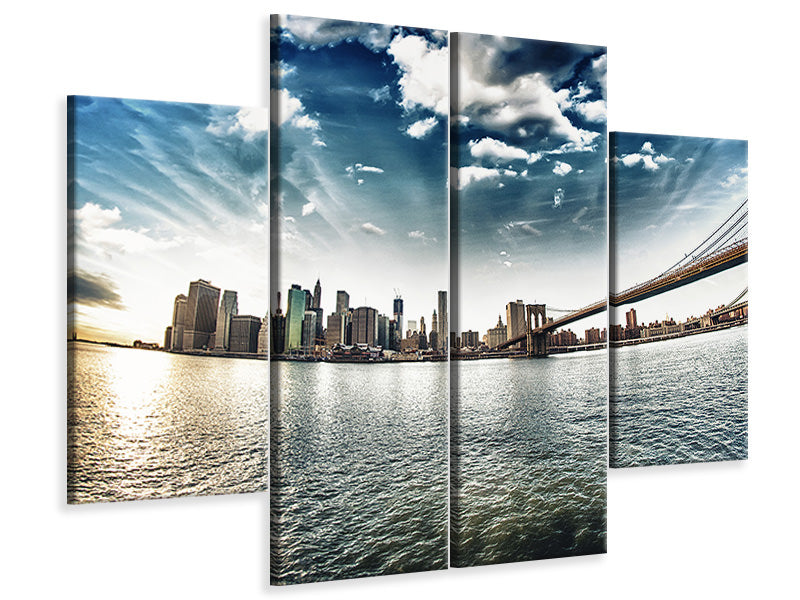 4-piece-canvas-print-brooklyn-bridge-from-the-other-side