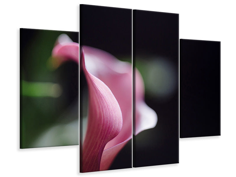 4-piece-canvas-print-calla-in-purple