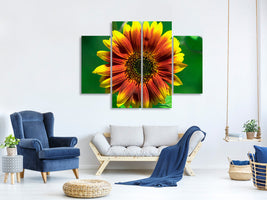 4-piece-canvas-print-colorful-sunflower