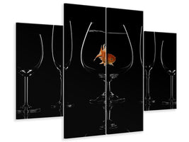 4-piece-canvas-print-glass-fish