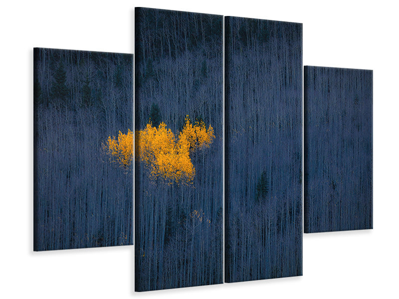4-piece-canvas-print-heart-of-aspens