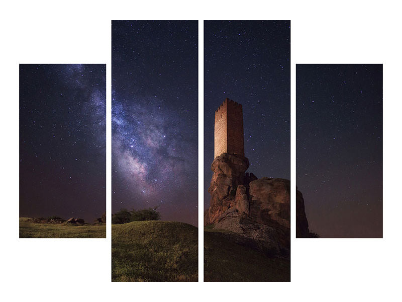 4-piece-canvas-print-night-at-tower-of-joy