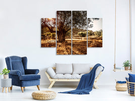 4-piece-canvas-print-olive-grove