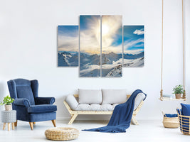 4-piece-canvas-print-over-the-snowy-peaks