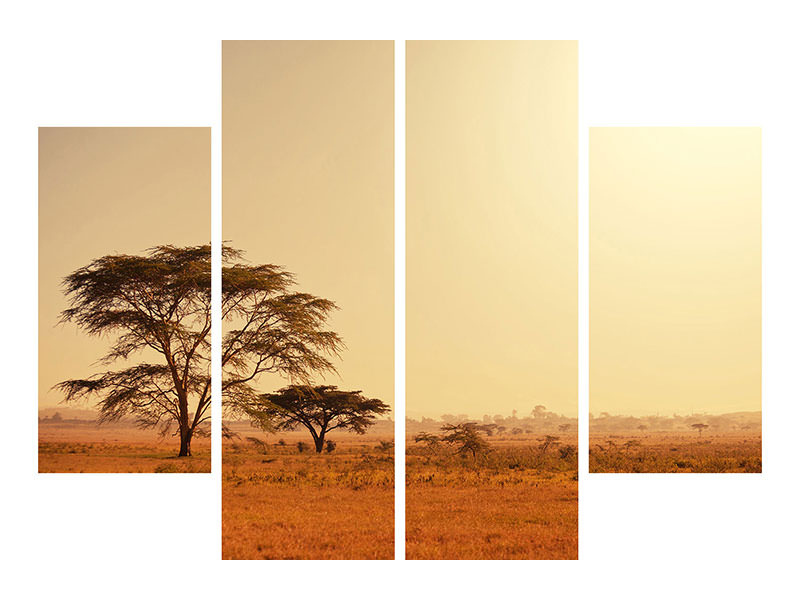 4-piece-canvas-print-pastures-in-kenya