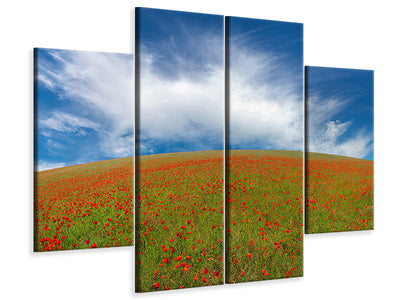 4-piece-canvas-print-red-poppies