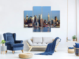 4-piece-canvas-print-skyline-midtown-manhattan