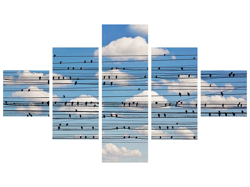5-piece-canvas-print-cantus-arcticus-concerto-for-birds
