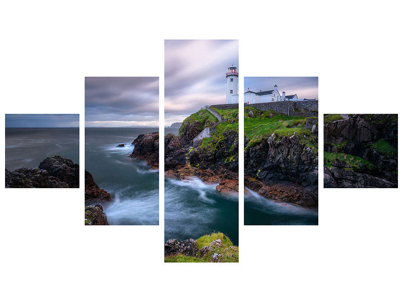 5-piece-canvas-print-fanad-head-lighthouse
