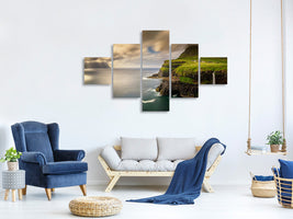 5-piece-canvas-print-gasadalur-and-mykines