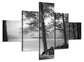 5-piece-canvas-print-loch-an-eilein