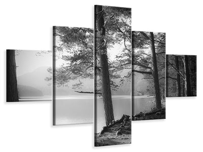 5-piece-canvas-print-loch-an-eilein
