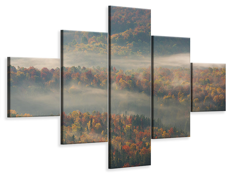 5-piece-canvas-print-misty-morning-ii-a