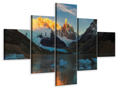 5-piece-canvas-print-morning-light-at-cerro-torre