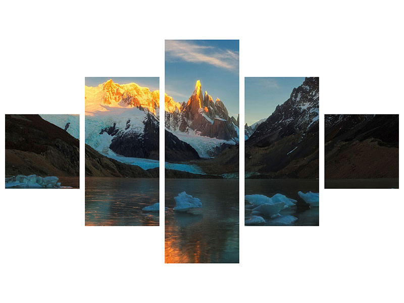 5-piece-canvas-print-morning-light-at-cerro-torre