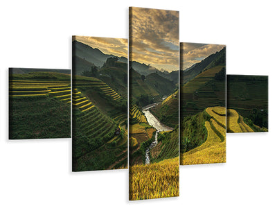 5-piece-canvas-print-riceterrace