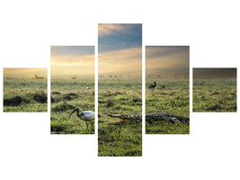 5-piece-canvas-print-world-without-humans