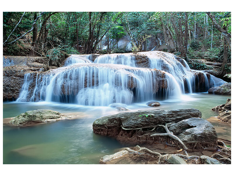 modern-4-piece-canvas-print-a-waterfall