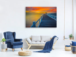 4-piece-canvas-print-a-wooden-bridge-in-the-far-east