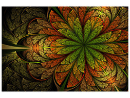 5-piece-canvas-print-abstract-floral-pattern