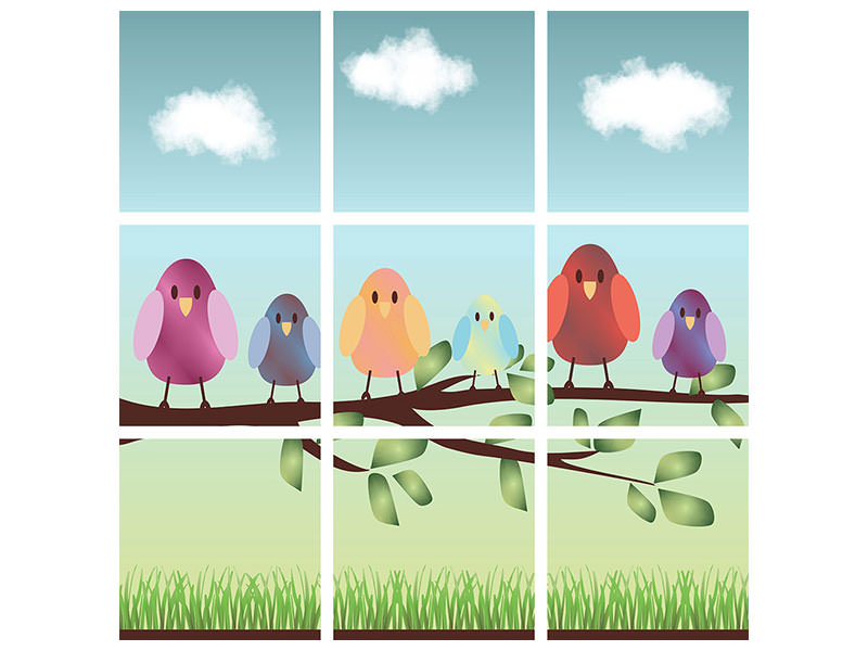 4-piece-canvas-print-all-birds-are-already-there
