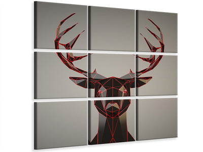 4-piece-canvas-print-antlers