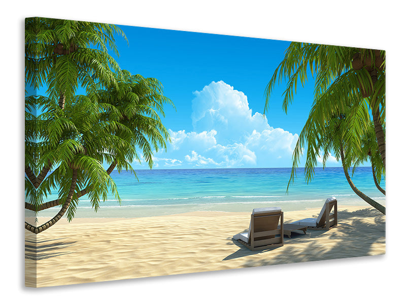 modern-4-piece-canvas-print-beach-paradise-ii