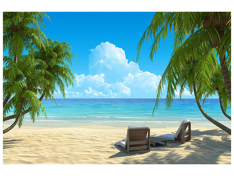 modern-4-piece-canvas-print-beach-paradise-ii