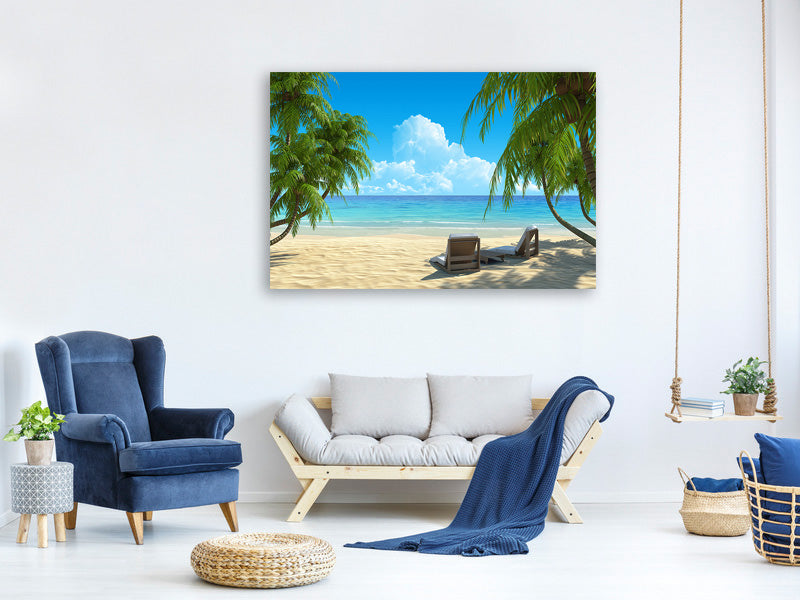 modern-4-piece-canvas-print-beach-paradise-ii