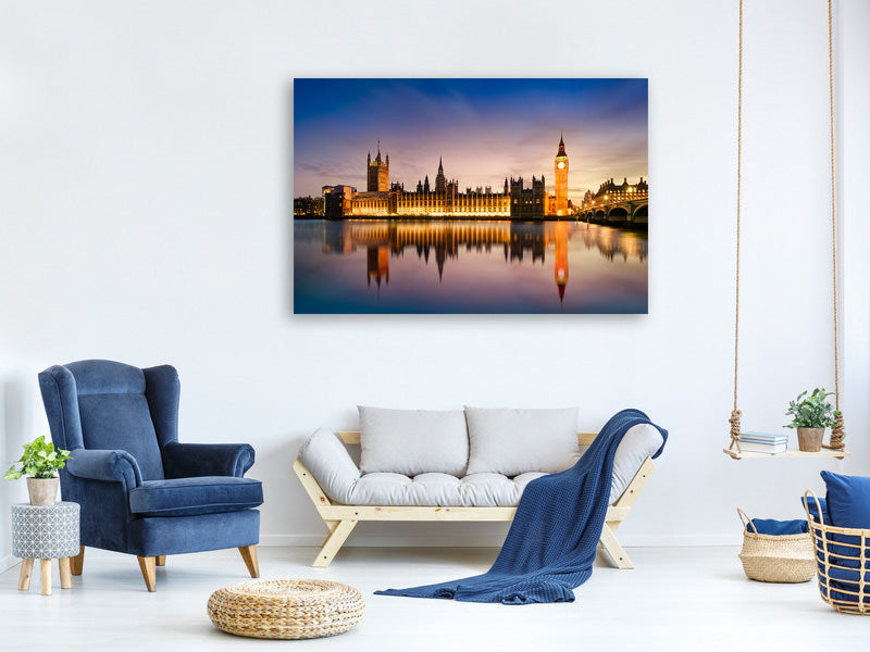 4-piece-canvas-print-big-ben-at-night