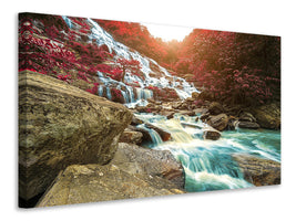 modern-4-piece-canvas-print-exotic-waterfall