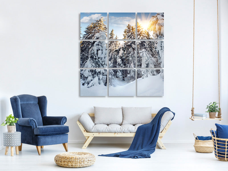 canvas-print-fir-in-snow
