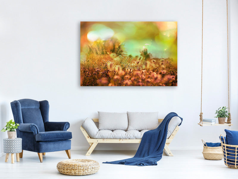 panoramic-3-piece-canvas-print-flower-meadow-at-twilight