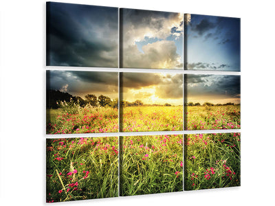 canvas-print-flowers-landscape