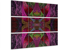 4-piece-canvas-print-fraktally-pattern