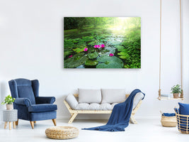 5-piece-canvas-print-garden-pond